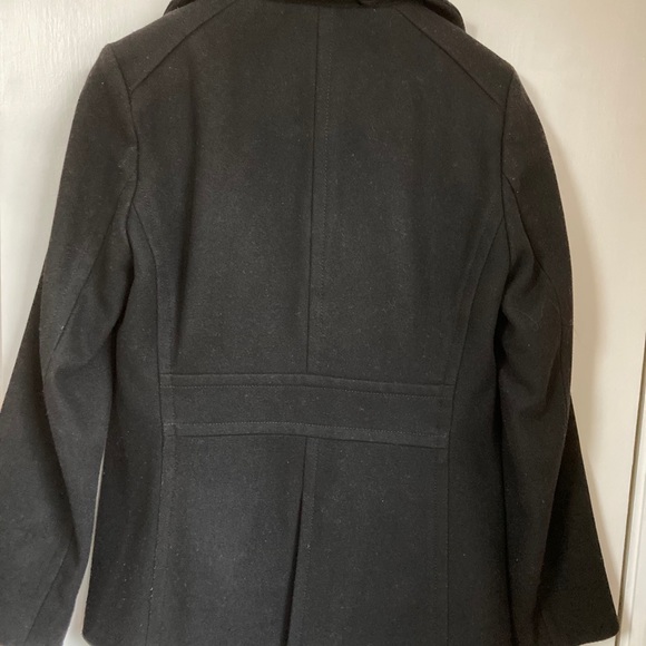 Black J.Crew Pea Coat - Picture 4 of 7